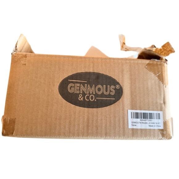 Genmous & Co. Pet Lover Wooden Photo Set – Cats & Dogs Welcome, People Tolerated - Picture 6 of 6